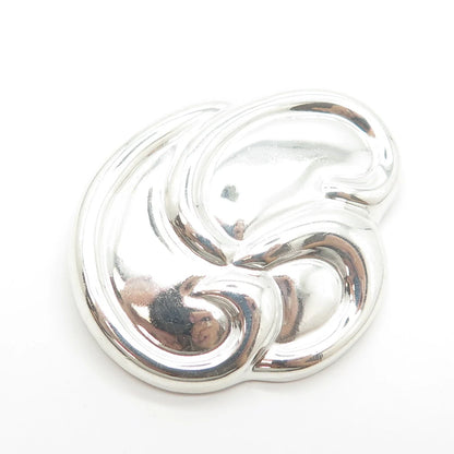925 Sterling Silver Vintage Mexico Modernist Pin Brooch