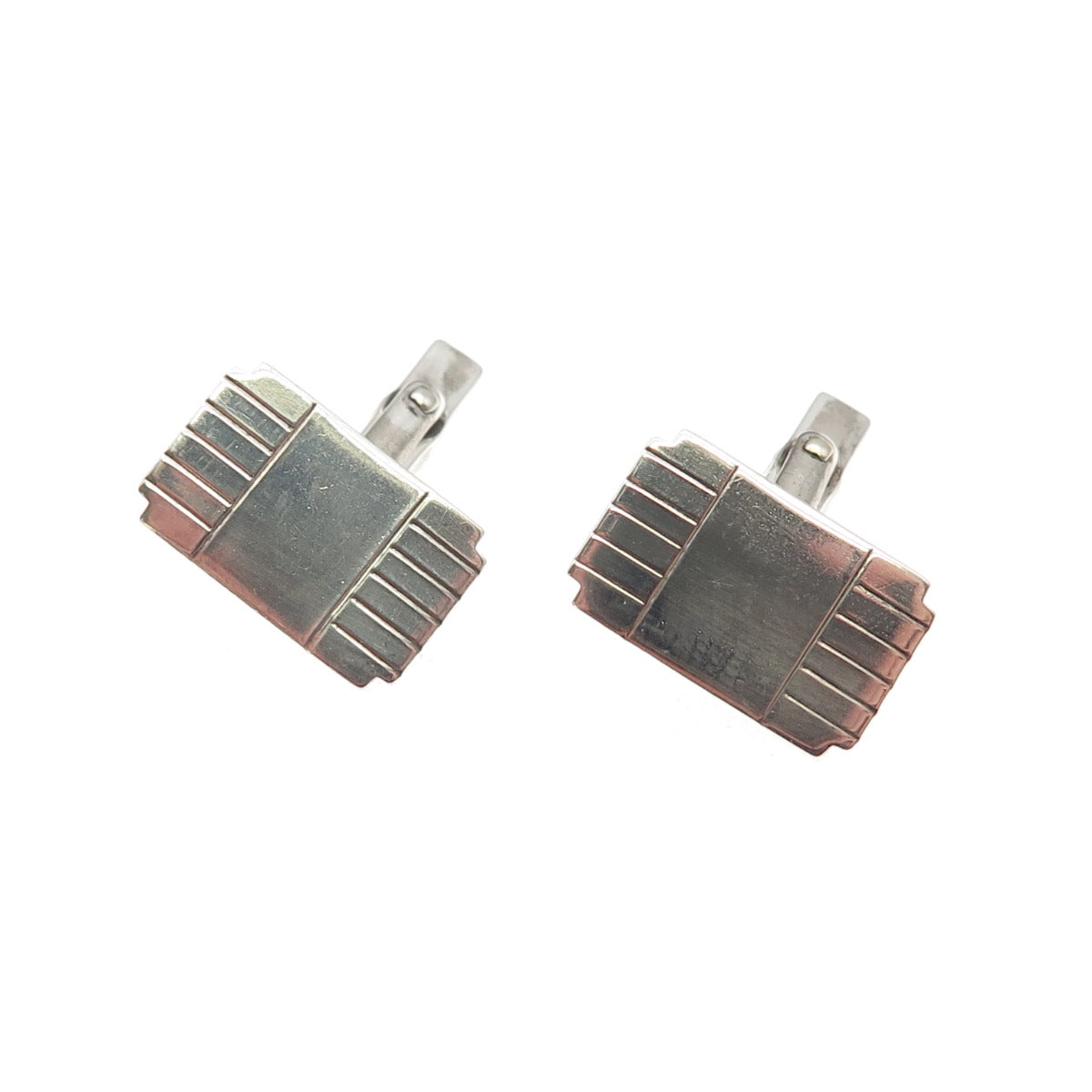Swank 925 Sterling Silver Antique Art Deco Cufflinks