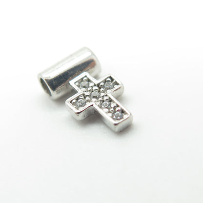 NOMINATION Italy 925 Sterling Silver C Z Cross SeiMia Pendant