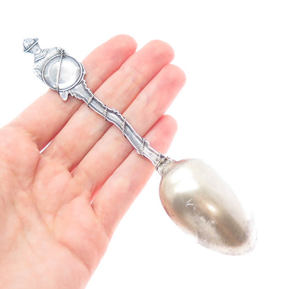 JOSEPH MAYER Sterling Vintage Mt. Rainier Seattle States & Cities Coffee Spoon