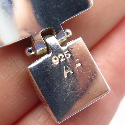 925 Sterling Silver Vintage Ornate Tribal Pendant