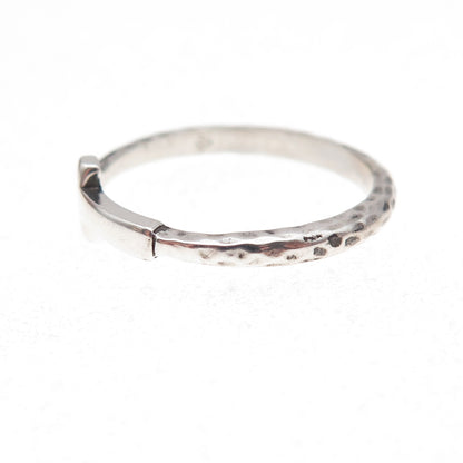 Silpada 925 Sterling Silver Vintage Cross Hammered Oxidized Ring Size 8.25