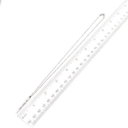 Tiffany & Co. 925 Sterling Vintage 1837 Collection Bar Cable Chain Necklace 16"