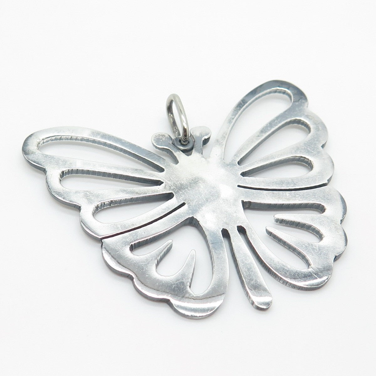 925 Sterling Silver Vintage Butterfly Pendant