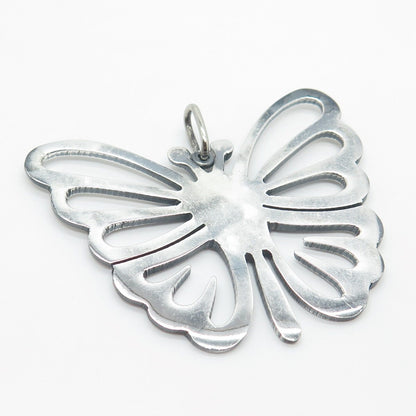 925 Sterling Silver Vintage Butterfly Pendant