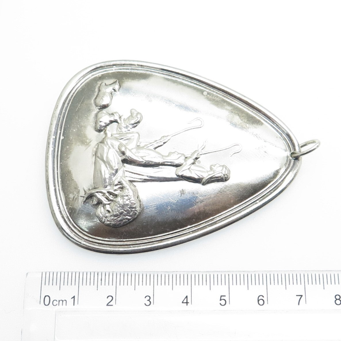 TOWLE Sterling Silver Vintage 1978 Silent Night Holy Night Christmas Ornament