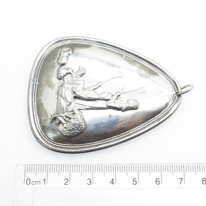 TOWLE Sterling Silver Vintage 1978 Silent Night Holy Night Christmas Ornament