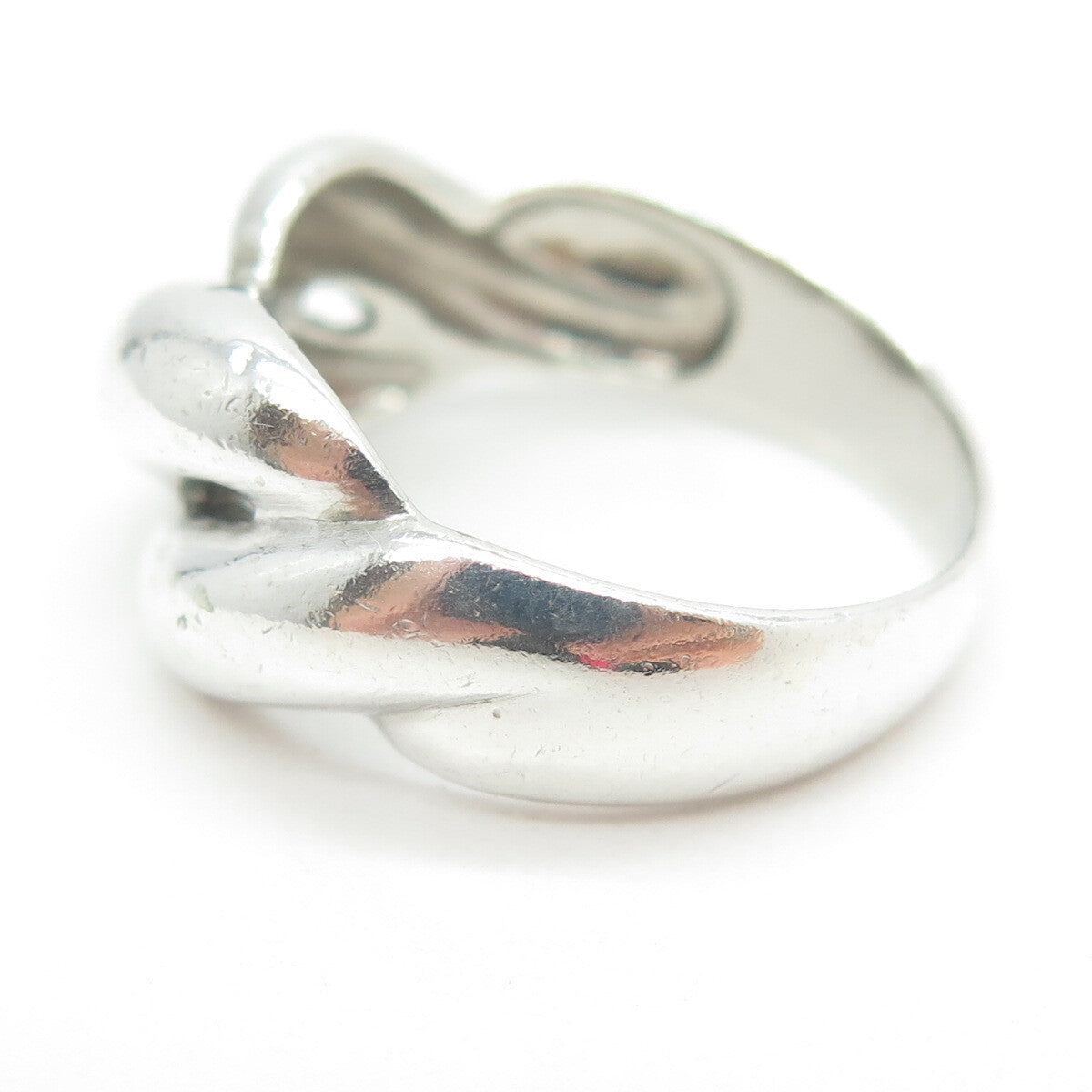 CHAPAL ZENRAY 925 Sterling Silver Vintage Modernist Ring Size 9