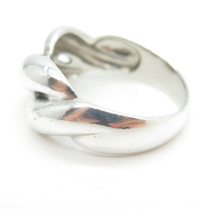 CHAPAL ZENRAY 925 Sterling Silver Vintage Modernist Ring Size 9