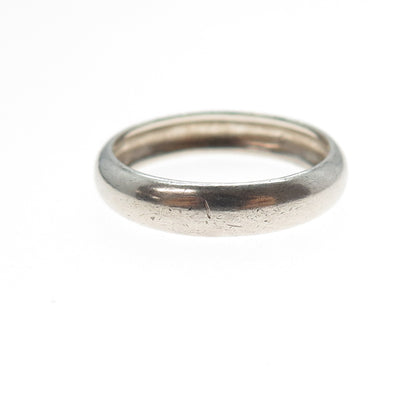 ROSS SIMONS 925 Sterling Silver Vintage Classic Wedding Band Ring Size 12