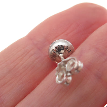 Pandora 925 Sterling Silver Clear Crystal April Birthstone Droplet Stud Earrings