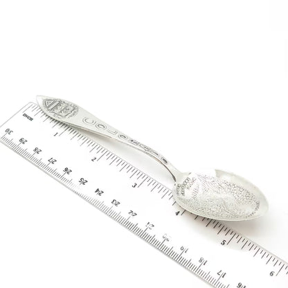 925 Sterling Silver Antique H.H. Tammen Curio Co. Colorado States & Cities Spoon