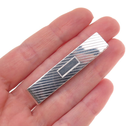 Simmons 925 Sterling Silver Antique Art Deco Tie Clip