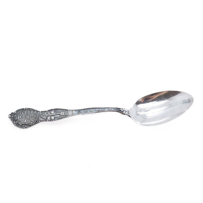 925 Sterling Silver Antique Art Deco Canada Coat of Arms Coffee Spoon