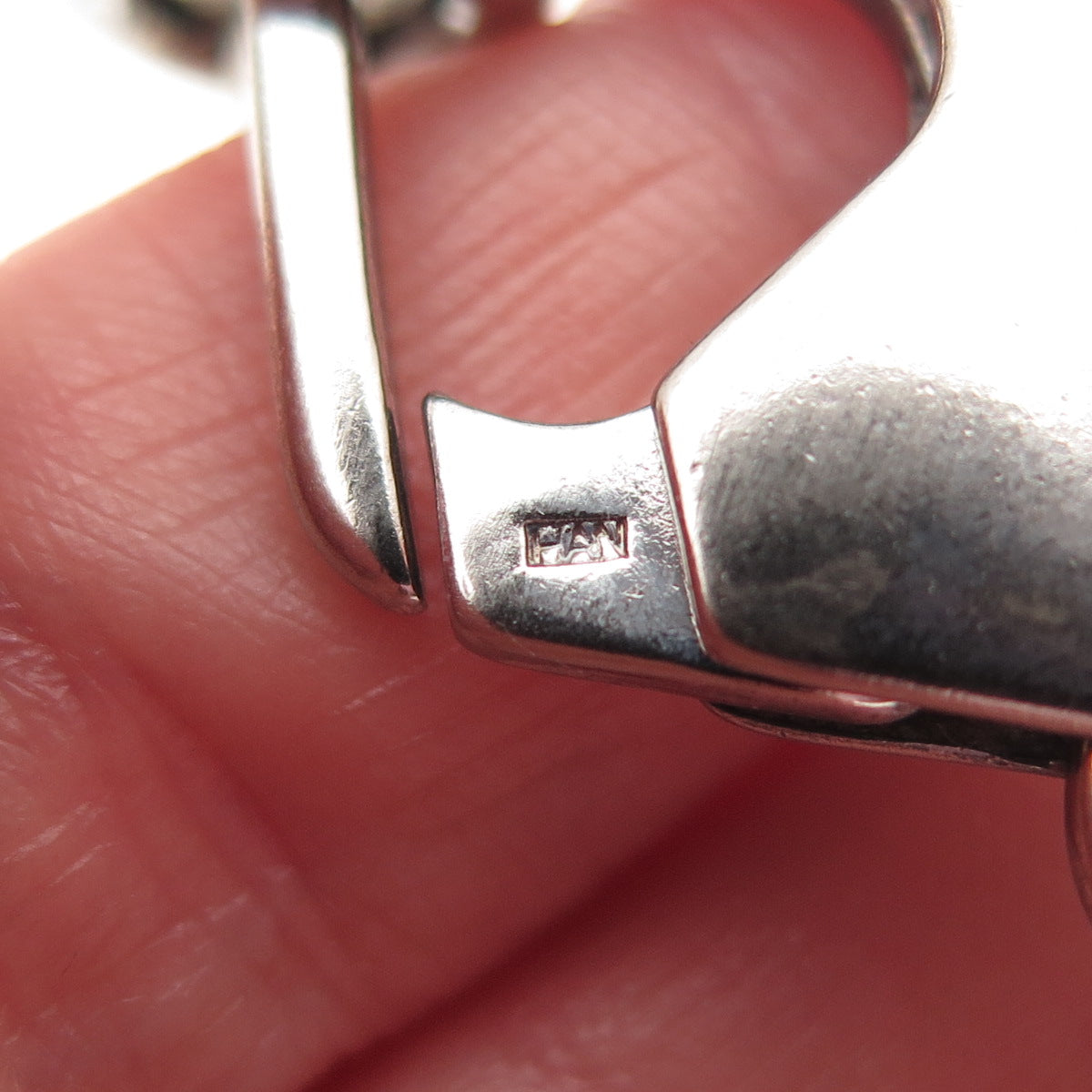 HAN 925 Sterling Silver Vintage Modernist Link Bracelet 6"