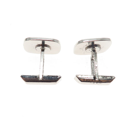 925 Sterling Silver Vintage Engraved Letter G Initial Cufflinks