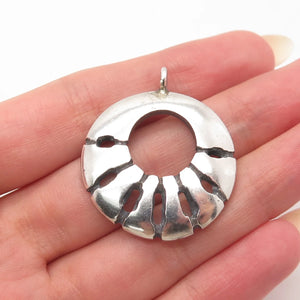 925 Sterling Silver Vintage Modernist Pendant