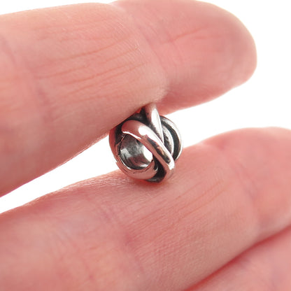 Trollbeads LAA 925 Sterling Silver Infinity Slide Bead Charm