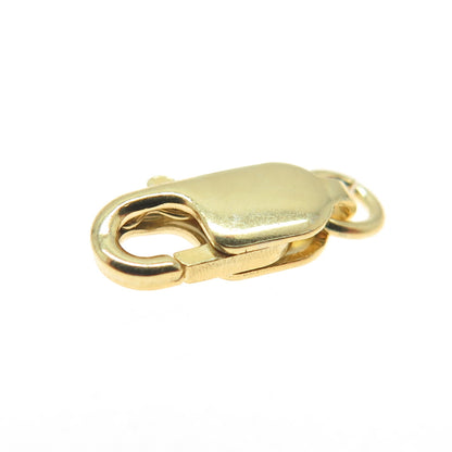 925 Sterling Silver Gold Plated Lobster Lock Clasp for Bracelet / Necklace