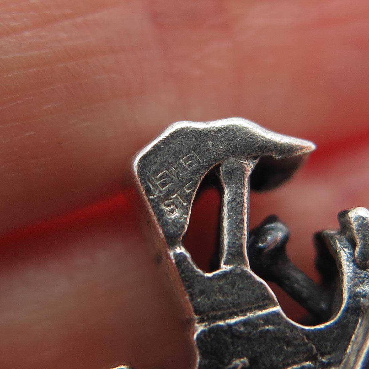 JEWELART 925 Sterling Silver Vintage Retro Truck Oxidized 3D Charm Pendant