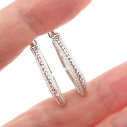 SAI 925 Sterling Silver Enamel Round-Cut C Z Cage Heart Earrings