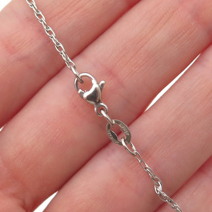 James Avery 925 Sterling Silver Vintage Butterfly Chain Necklace 22"