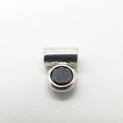 NOMINATION Italy 925 Sterling Silver Real Black Spinel SeiMia Pendant