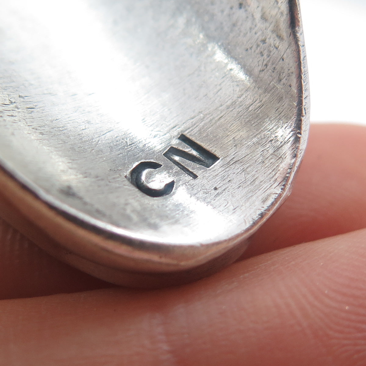 CLEM NALWOOD NAVAJO Old Pawn Sterling Silver Southwestern Turquoise Ring Size 11