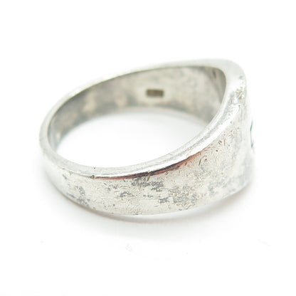 925 Sterling Silver Vintage Medical Cross Ring Size 10.25