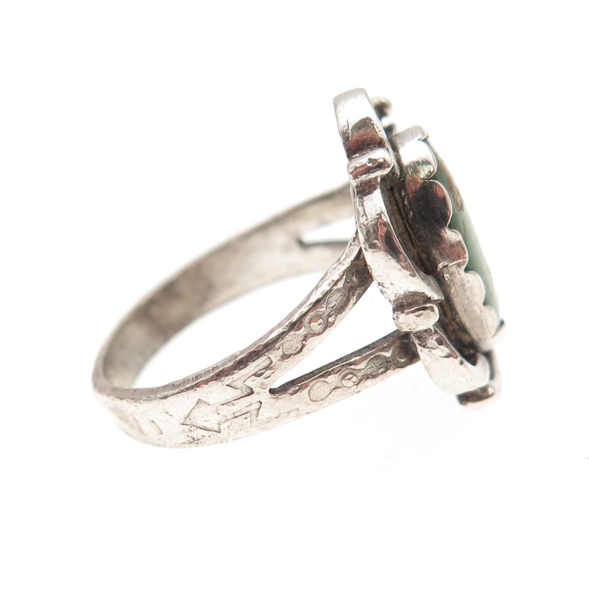 Maisels Indian Old Pawn Sterling Silver Vintage Royston Turquoise Ring Size 5.75