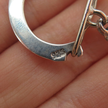 925 Sterling Silver Vintage Peruvian Tribal Goddess Key Fob Chain