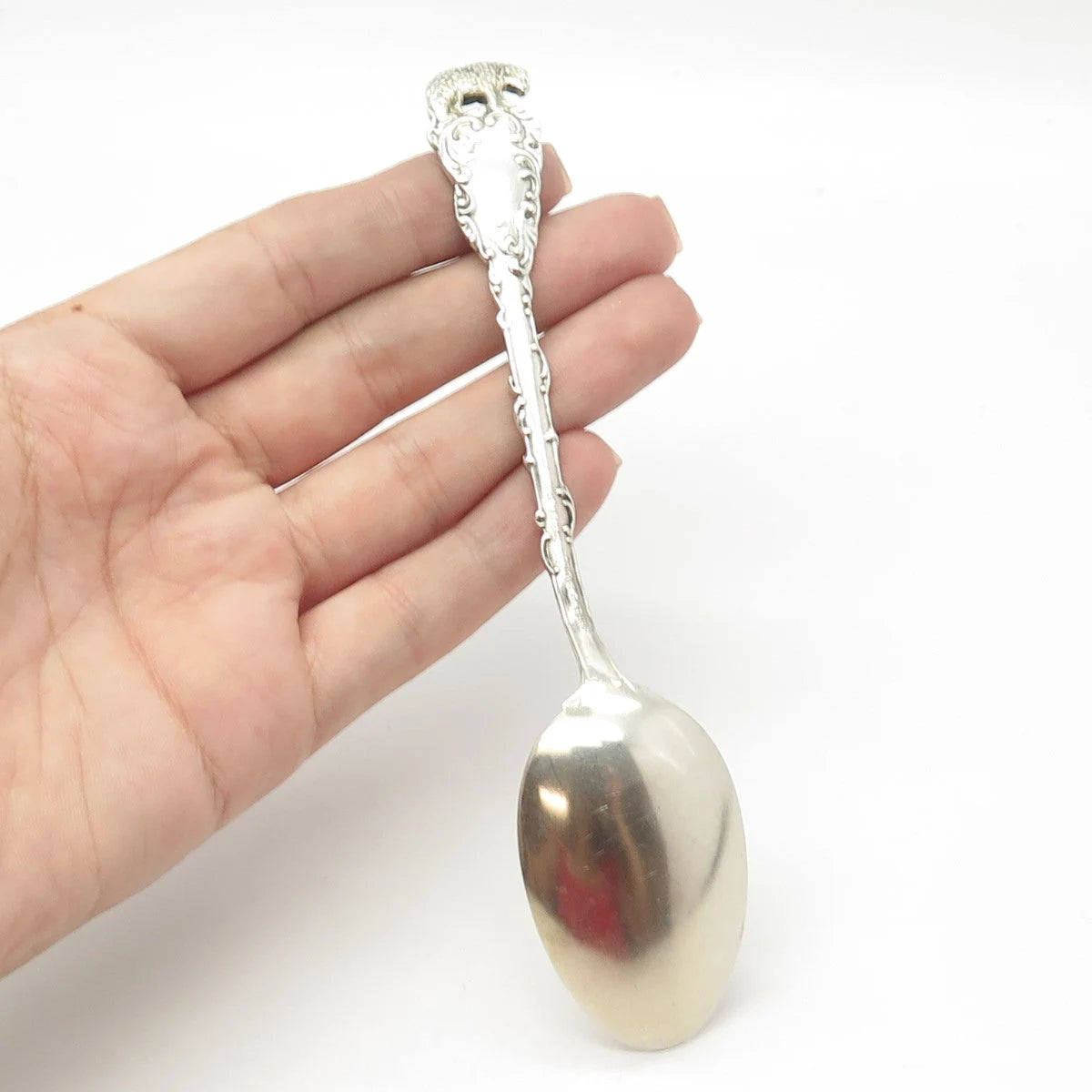 925 Sterling Silver Antique Art Deco Shreve & Co. Golden Gate SF US Spoon