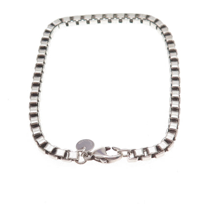 Tiffany & Co. 925 Sterling Silver Vintage Venetian Link Bracelet 7.75"