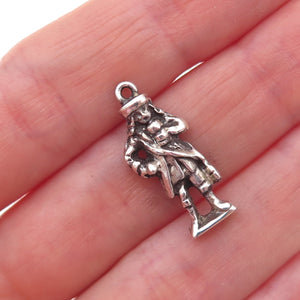 800 Silver Antique Art Deco Perkeo of Heidelberg Oxidized Charm Pendant