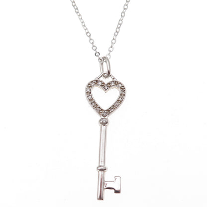 Hadassah 925 Sterling Silver 2012 Round-Cut C Z Ket Cable Chain Necklace 18"