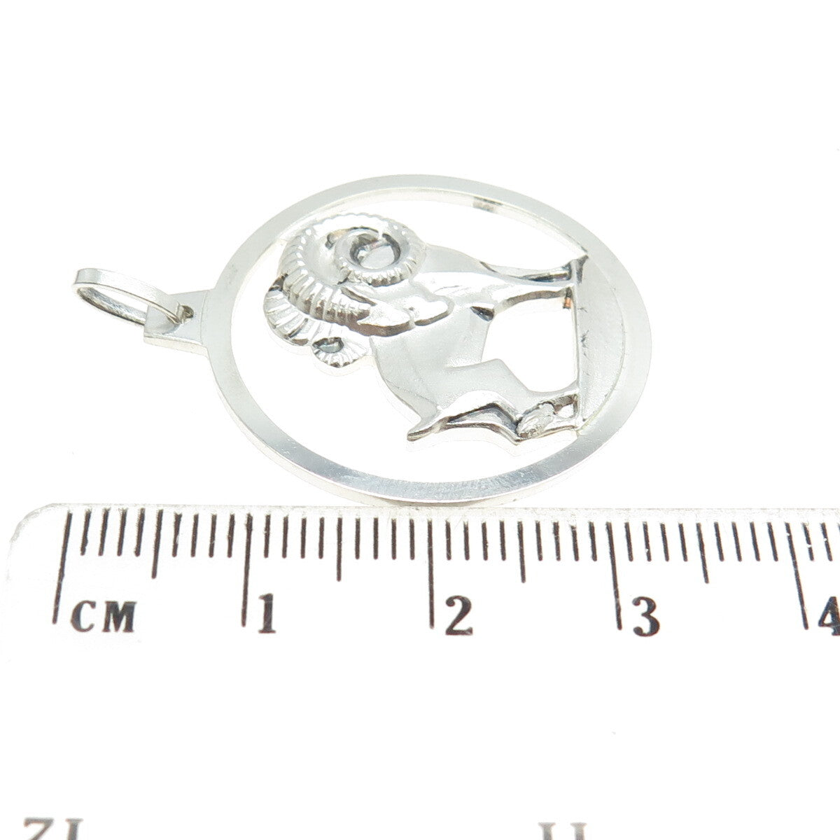 KREMENTZ 925 Sterling Silver Vintage Aries Zodiac Sign Pendant