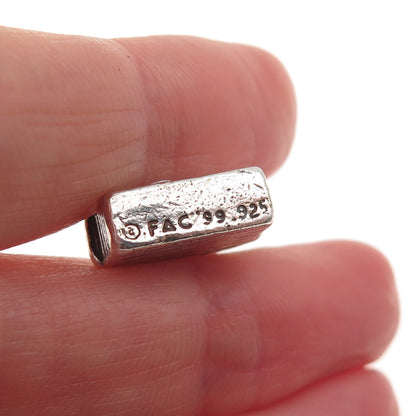 Lisa Greene 925 Sterling Silver Vintage 1999 Arf Dog House Mini Charm Pendant