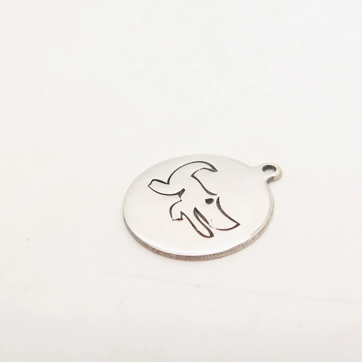 925 Sterling Silver USA Two In Town Crocodile Charm Pendant