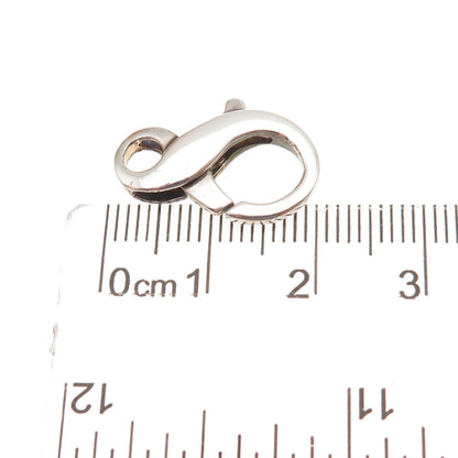 925 Sterling Silver Vintage Bracelet / Necklace Lobster Lock Clasp