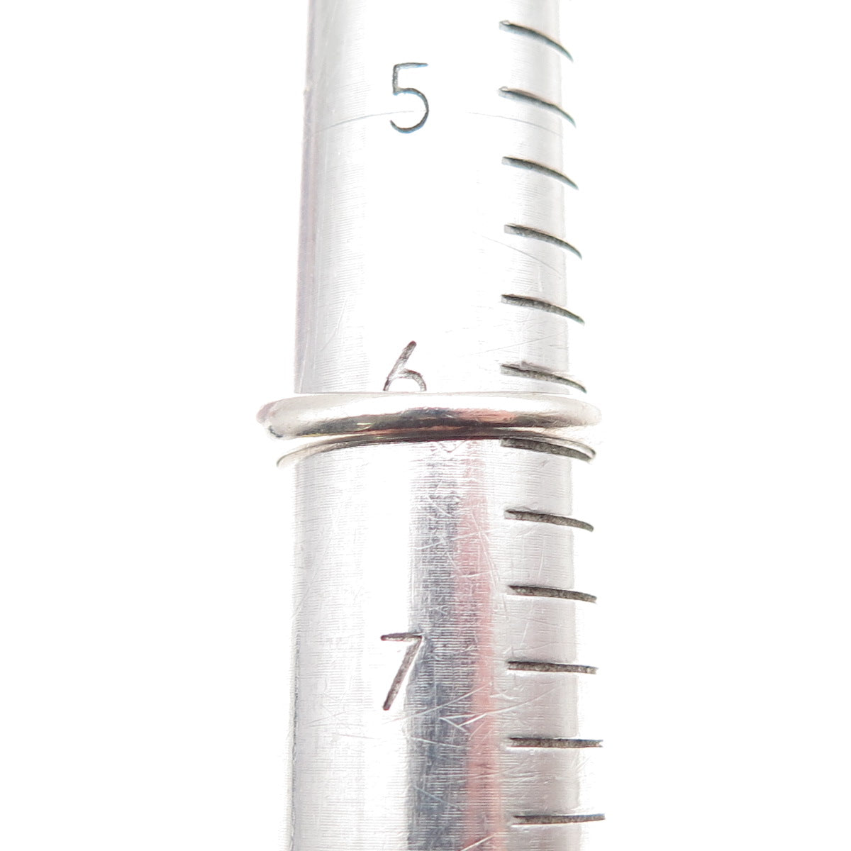 925 Sterling Silver Real Round-Cut Diamond Half Eternity Ring Size 6.25