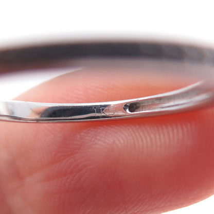 925 Sterling Silver Round-Cut C Z Half Eternity Band Ring Size 7.25