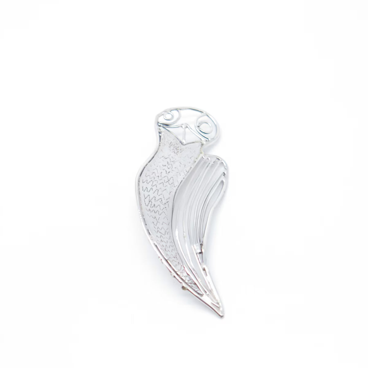925 Sterling Silver Vintage Abstract Bird Pin