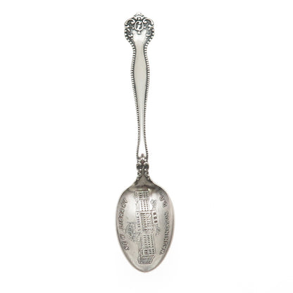 ALVIN Sterling Silver Antique Art Deco New Library Washington DC Coffee Spoon