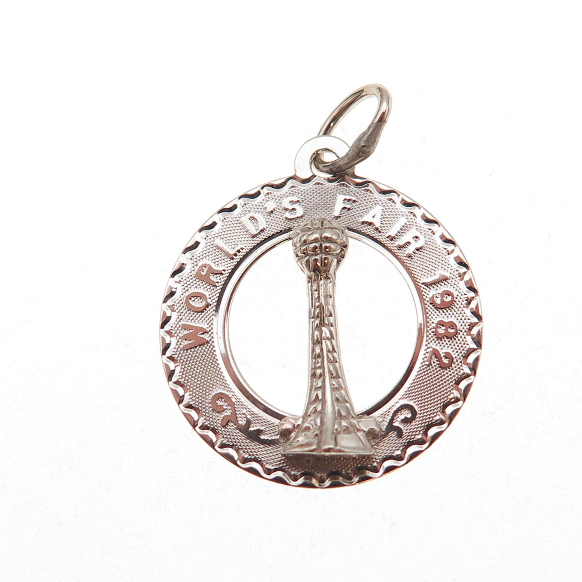 Crea 925 Sterling Silver Vintage 1982 Knoxville World's Fair Charm Pendant