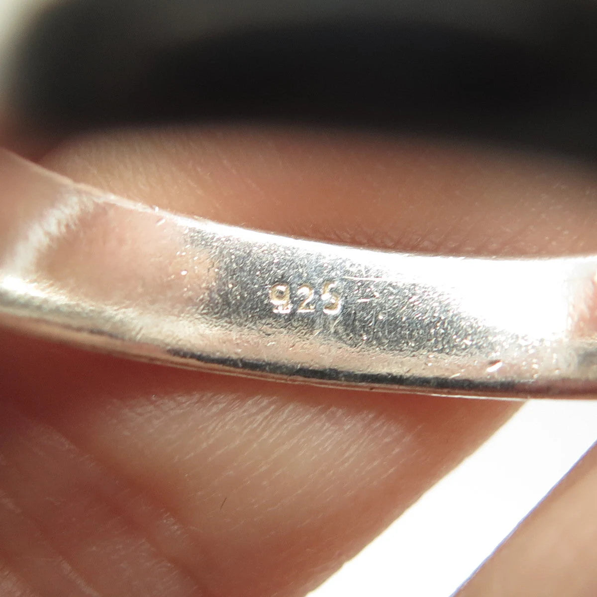 925 Sterling Silver Vintage Classic Band Ring Size 12.75