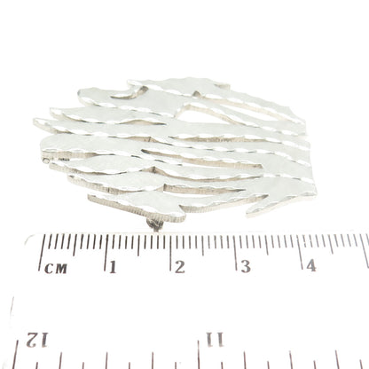 NISSIM HIZME 925 Sterling Silver Vintage Judaica Pin Brooch / Pendant