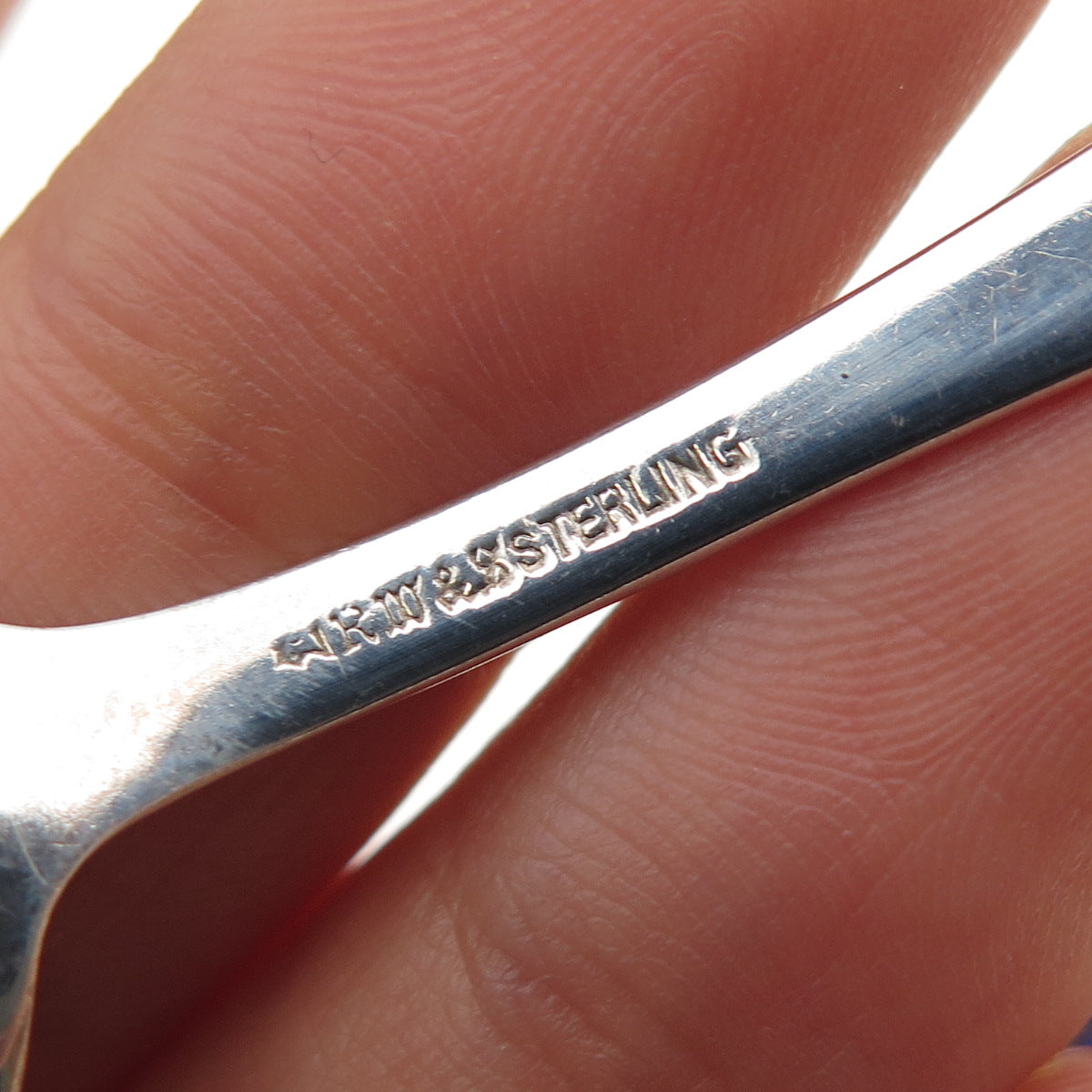 Wallace 925 Sterling Silver Antique Art Deco Fort Dearborn Chicago Coffee Spoon