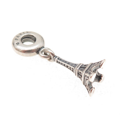 Pandora 925 Sterling Silver Paris Eiffel Tower Dangle Charm