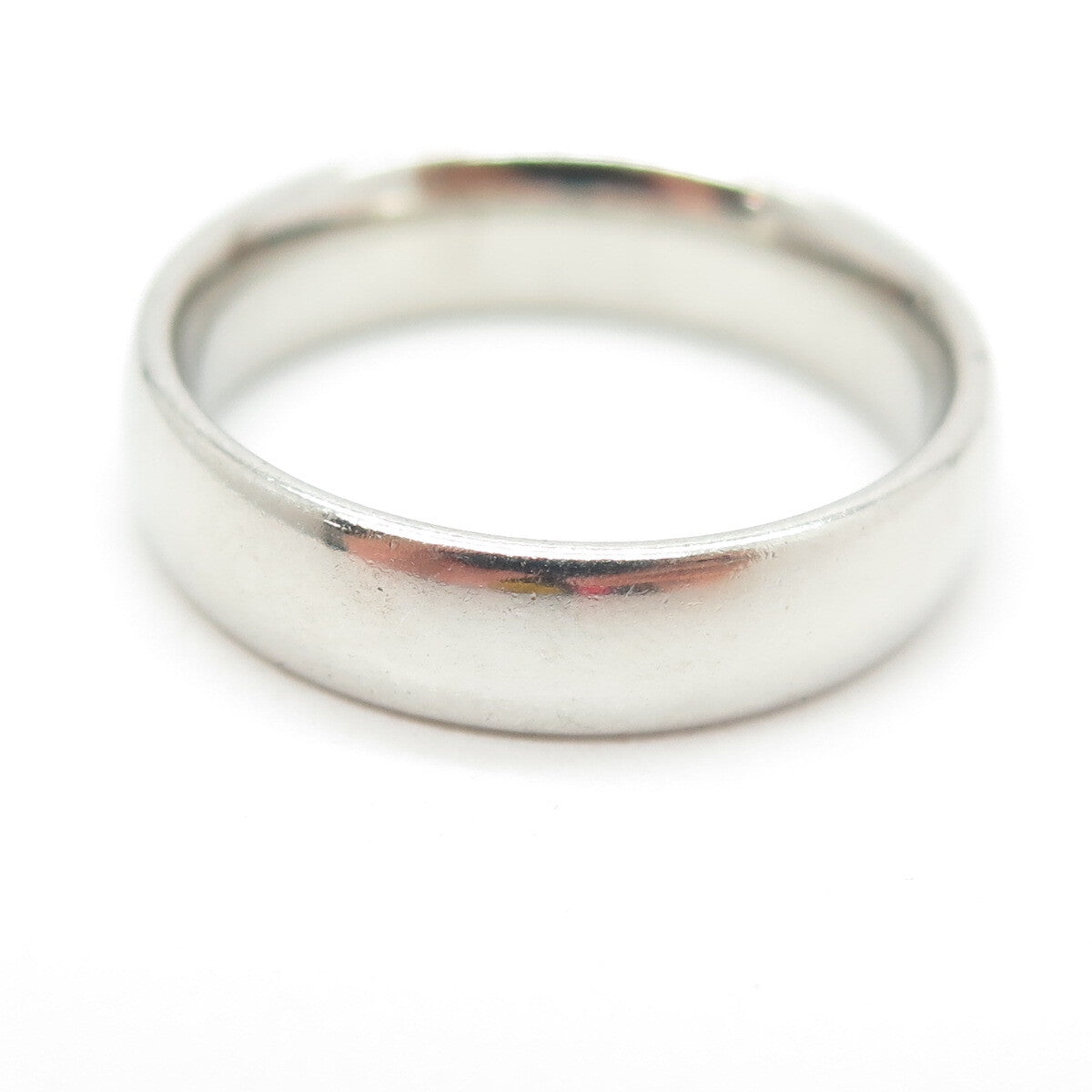 925 Sterling Silver Classic Wedding Band Ring Size 7.25