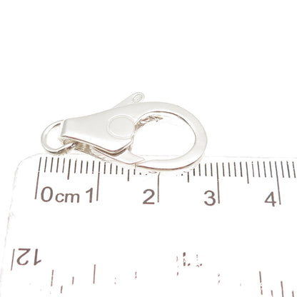 925 Sterling Silver Italy Bracelet / Necklace Lobster Lock Clasp